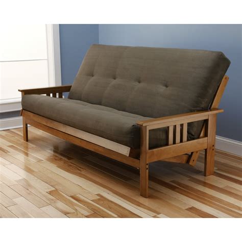 Wood Frame Futon Sofa Bed